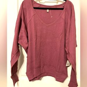 Free people Size M purple Sweater